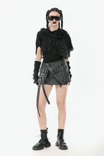 Load image into Gallery viewer, Punk Assassin Draped Hooded Capelet BW163