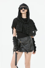 Load image into Gallery viewer, Punk Assassin Draped Hooded Capelet BW163