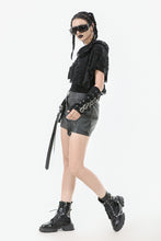 Load image into Gallery viewer, Punk Assassin Draped Hooded Capelet BW163