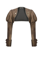 Load image into Gallery viewer, Steampunk Vintage Metal Detail Shoulder Cape BW164