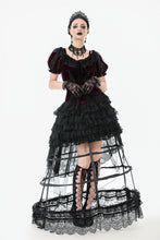 Load image into Gallery viewer, Gothic Black-red Thorn Rose Princess Capelet BW165