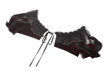 Load image into Gallery viewer, Gothic Black-red Thorn Rose Princess Capelet BW165