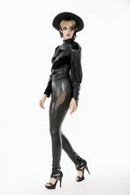 Load image into Gallery viewer, Asymmetric Punk Leather Shoulder Cape｜Zipper Collar &amp; Strap-Laced Sleeve BW166