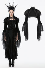 Load image into Gallery viewer, Noble Gothic Velvet Raven Cape BW168