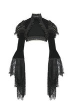 Load image into Gallery viewer, Noble Gothic Velvet Raven Cape BW168