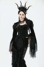 Load image into Gallery viewer, Noble Gothic Velvet Raven Cape BW168