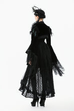 Load image into Gallery viewer, Noble Gothic Velvet Raven Cape BW168