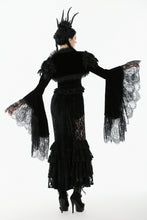 Load image into Gallery viewer, Noble Gothic Velvet Raven Cape BW168