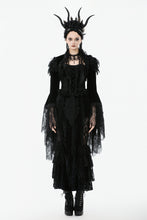 Load image into Gallery viewer, Noble Gothic Velvet Raven Cape BW168