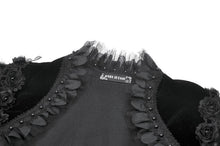 Load image into Gallery viewer, Noble Gothic Velvet Raven Cape BW168