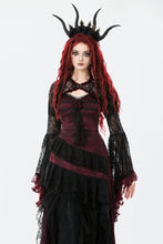 Load image into Gallery viewer, Gothic Black Red Baroque Lace Cardigan BW169