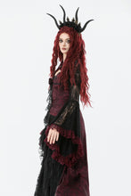 Load image into Gallery viewer, Gothic Black Red Baroque Lace Cardigan BW169