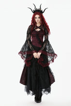 Load image into Gallery viewer, Gothic Black Red Baroque Lace Cardigan BW169