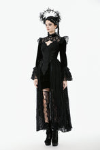 Load image into Gallery viewer, Velvet &amp; Lace Hollow Shoulder Cape BW170