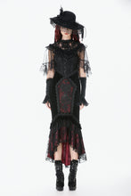 Load image into Gallery viewer, Gothic Lace Mesh Patchwork Sleeveless Cape BW173 - Gothlolibeauty