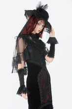 Load image into Gallery viewer, Gothic Lace Mesh Patchwork Sleeveless Cape BW173 - Gothlolibeauty