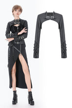 Load image into Gallery viewer, Punk PU Leather Shoulder Cape BW174 - Gothlolibeauty