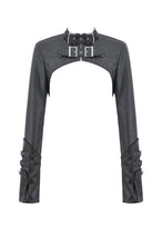 Load image into Gallery viewer, Punk PU Leather Shoulder Cape BW174 - Gothlolibeauty