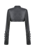 Load image into Gallery viewer, Punk PU Leather Shoulder Cape BW174 - Gothlolibeauty