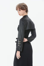 Load image into Gallery viewer, Punk PU Leather Shoulder Cape BW174 - Gothlolibeauty