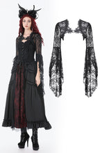 Load image into Gallery viewer, Gothic 3D Lace Bell Sleeve Cape BW176 - Gothlolibeauty