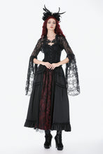 Load image into Gallery viewer, Gothic 3D Lace Bell Sleeve Cape BW176 - Gothlolibeauty