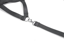 Load image into Gallery viewer, Fallen Stigmata Gothic Punk Cross Zipper One-Sleeve Leather Harness Top BW178