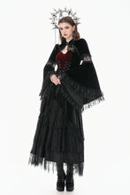 Load image into Gallery viewer, Gothic Court Style Velvet Shrug Lace-Spliced Flare Sleeve Bolero BW179