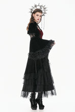 Load image into Gallery viewer, Gothic Court Style Velvet Shrug Lace-Spliced Flare Sleeve Bolero BW179