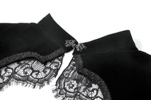 Load image into Gallery viewer, Gothic Court Style Velvet Shrug Lace-Spliced Flare Sleeve Bolero BW179