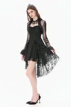 Load image into Gallery viewer, Gothic Romantic Mesh Bolero with Ruffled High Neck and Bell Sleeves BW180