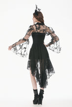 Load image into Gallery viewer, Gothic  Ruffled Butterfly Embroidery Sheer Lace Bolero BW181