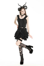Load image into Gallery viewer, Gothic detachable coffin design corset CW079