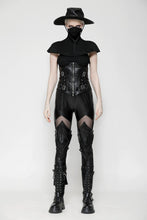 Load image into Gallery viewer, Punk metal decor waist corset CW088