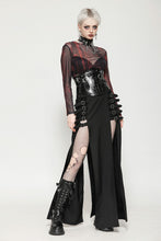 Load image into Gallery viewer, Punk Patent Leather Metal Waist Corset CW089