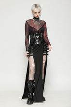 Load image into Gallery viewer, Punk Patent Leather Metal Waist Corset CW089