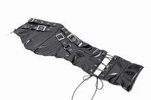 Load image into Gallery viewer, Punk Patent Leather Metal Waist Corset CW089