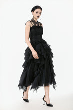 Load image into Gallery viewer, Elegant Floral Jacquard Bustier with Lace &amp; Rose Detail CW097