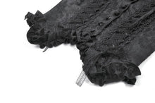 Load image into Gallery viewer, Elegant Floral Jacquard Bustier with Lace &amp; Rose Detail CW097