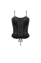 Load image into Gallery viewer, Gothic Velvet Lace Bustier CW101