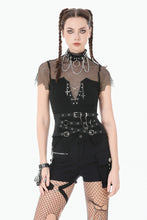 Load image into Gallery viewer, Punk Utility Webbing Waist Cincher CW106 - Gothlolibeauty