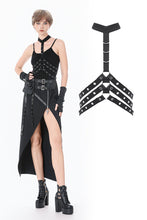 Load image into Gallery viewer, Punk Rib Cage Grommet Waist Cincher CW107 - Gothlolibeauty