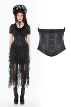 Load image into Gallery viewer, Dark Metal Boned Waist Corset CW108 - Gothlolibeauty