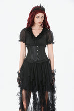 Load image into Gallery viewer, Dark Metal Boned Waist Corset CW108 - Gothlolibeauty