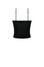 Load image into Gallery viewer, Gothic Retro Velvet Cami Top with Red Patchwork and Double-Row Eyelet Lacing CW112