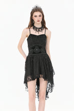 Load image into Gallery viewer, Gothic Regal Velvet Waist Cincher with Double Beaded Tassels CW113