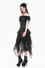 Load image into Gallery viewer, Gothic Court Jacquard Corset with Lace Ruffles and Metallic Busk  CW115