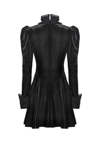 Gothic Velvet Lace Long-Sleeve Dress DW1006