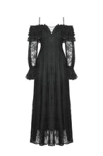Load image into Gallery viewer, Gothic Off-Shoulder Layered Ruffle Elegant Maxi Dress DW1011