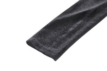 Load image into Gallery viewer, Gothic Slim-Fit Velvet Hollow Neckline Embroidered Button High Slit Maxi Dress DW1012